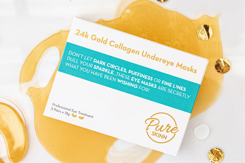 24k Gold Collagen Eye Masks (5 pairs)